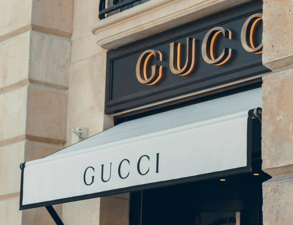 GUCCIの店頭