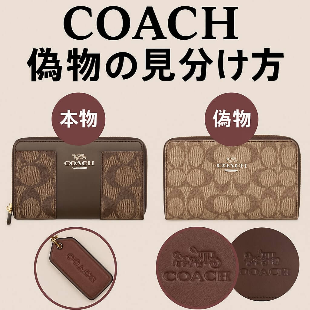 COACH 偽物の見分け方
